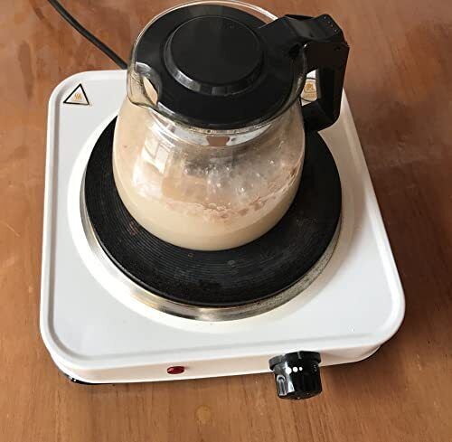 Electric Hot Burner Single Burner Hot Plate Electric Temperature Control White - Fresh Stock Dated February 2026