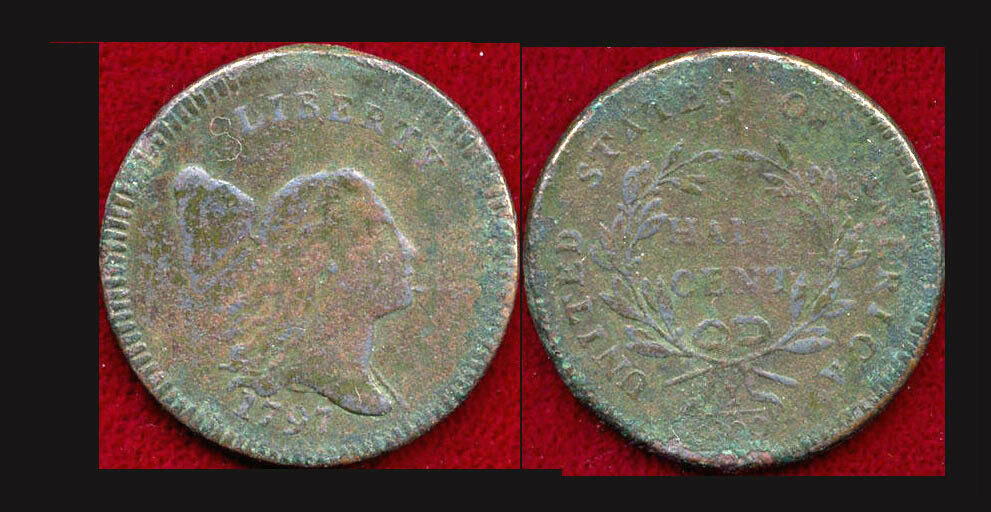 RARE LOT OF 6 HALF CENT 1793(1)PCGS VF35-1795(2)-1797(1)-1802(1)-1811(1) BEST &S - Fresh Stock Dated February 2026