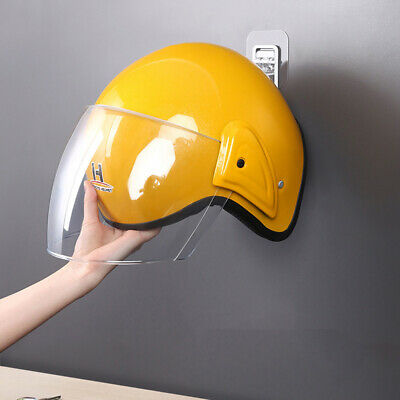 4pc Motorcycle Helmet Rack Holder Hook Wall Mount Hanging Hanger Stand Display - Fresh Stock Dated February 2026