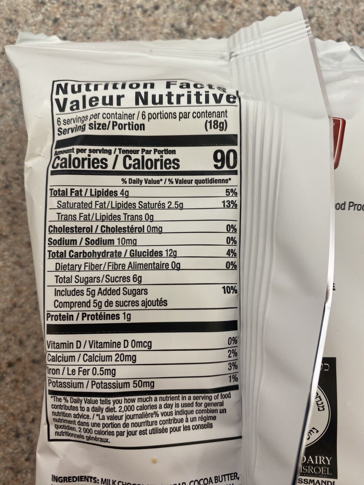 Liebers SPRINKLED Milk Chocolate Rice Cakes 6 Cakes Per Pack (3 PACK) KOSHER!! - Fresh Stock Dated February 2026