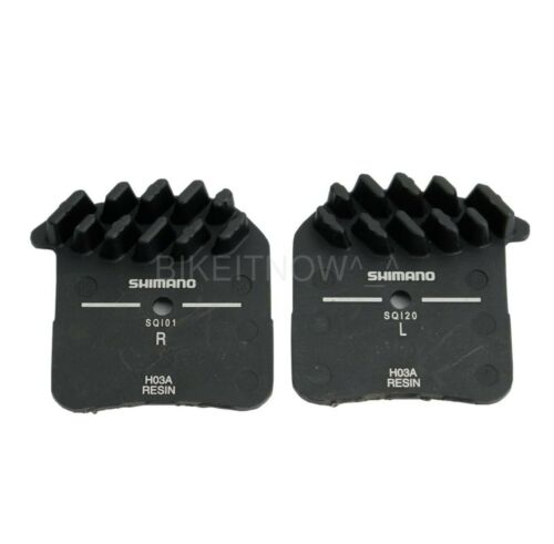 Shimano H03A Resin Disc Brake Pads w/ Ice-Tech Fin fits BR-M8020/M820 as H01A - Fresh Stock Dated February 2026