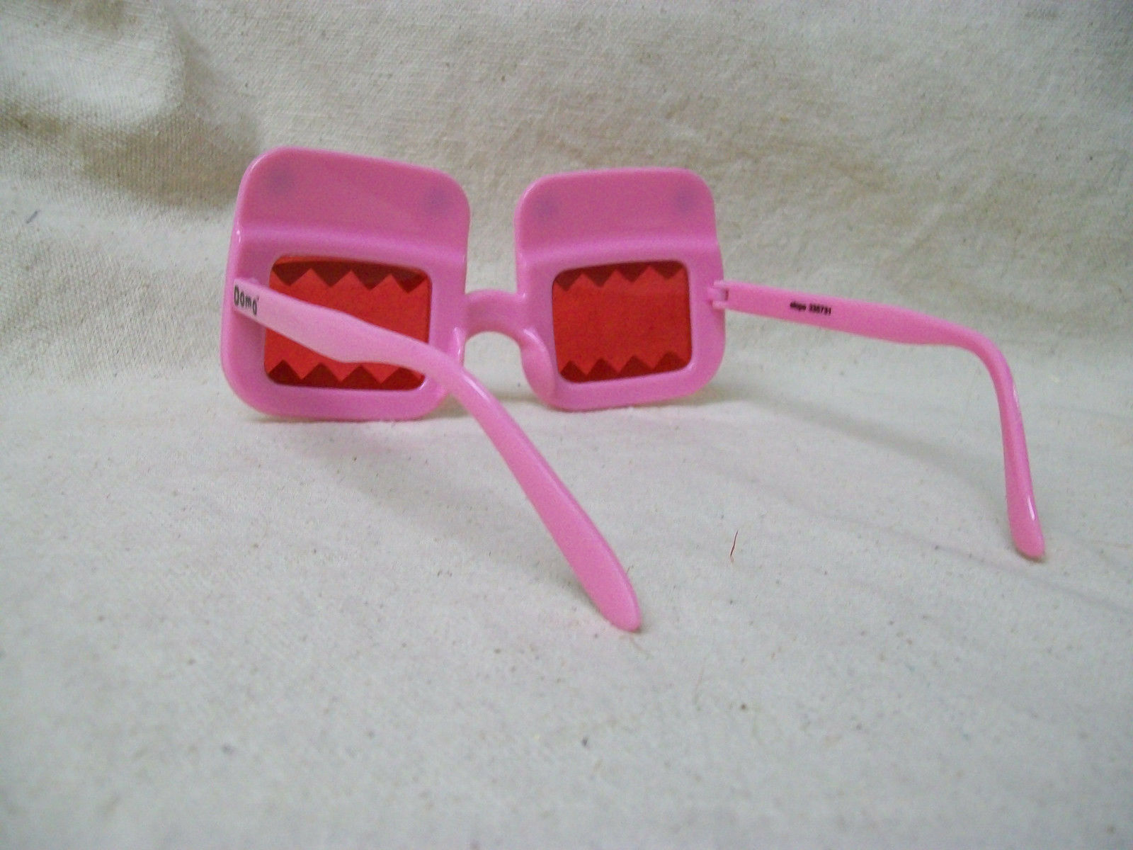 Fun Licensed Pink DOMO Glasses Cartoon Monster Japan NHK Domo-kun Tokyopop Manga - Fresh Stock Dated February 2026