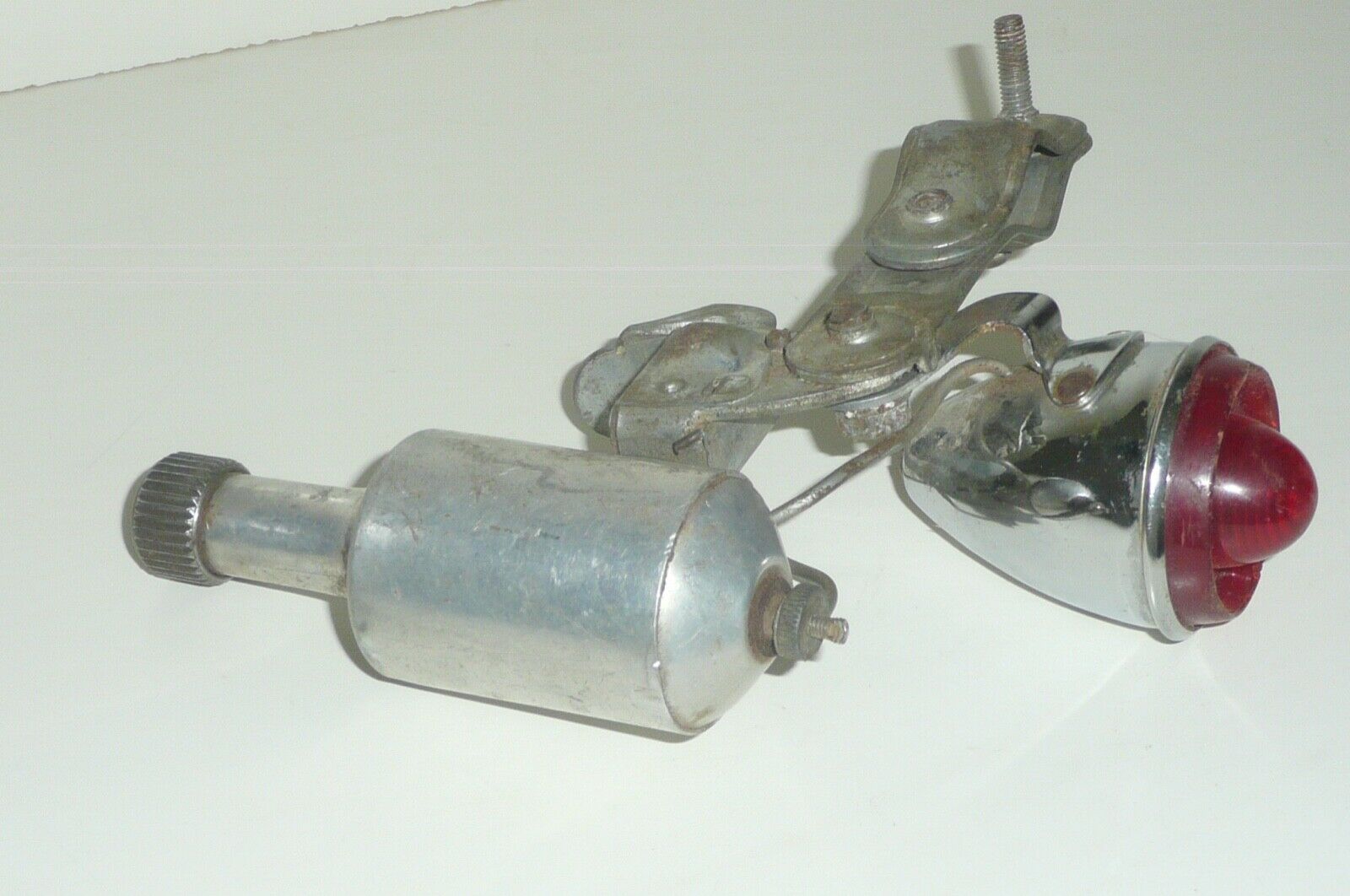 Bicycle taillight with generator works Miller taillamp lens/body made in England - Fresh Stock Dated February 2026