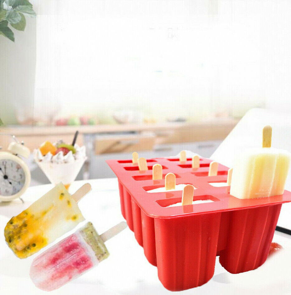 Cell Popsicle Molds Silicone DIY Frozen Ice Cream Mold Ice Lolly Pop Maker - Fresh Stock Dated February 2026