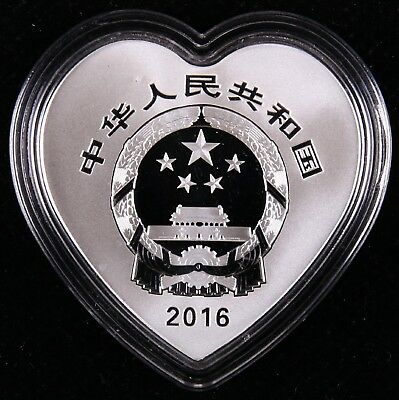 China 2016 30g Silver Coin - Chinese Auspicious Culture - Bing Di Tong Xin - Fresh Stock Dated December 2025