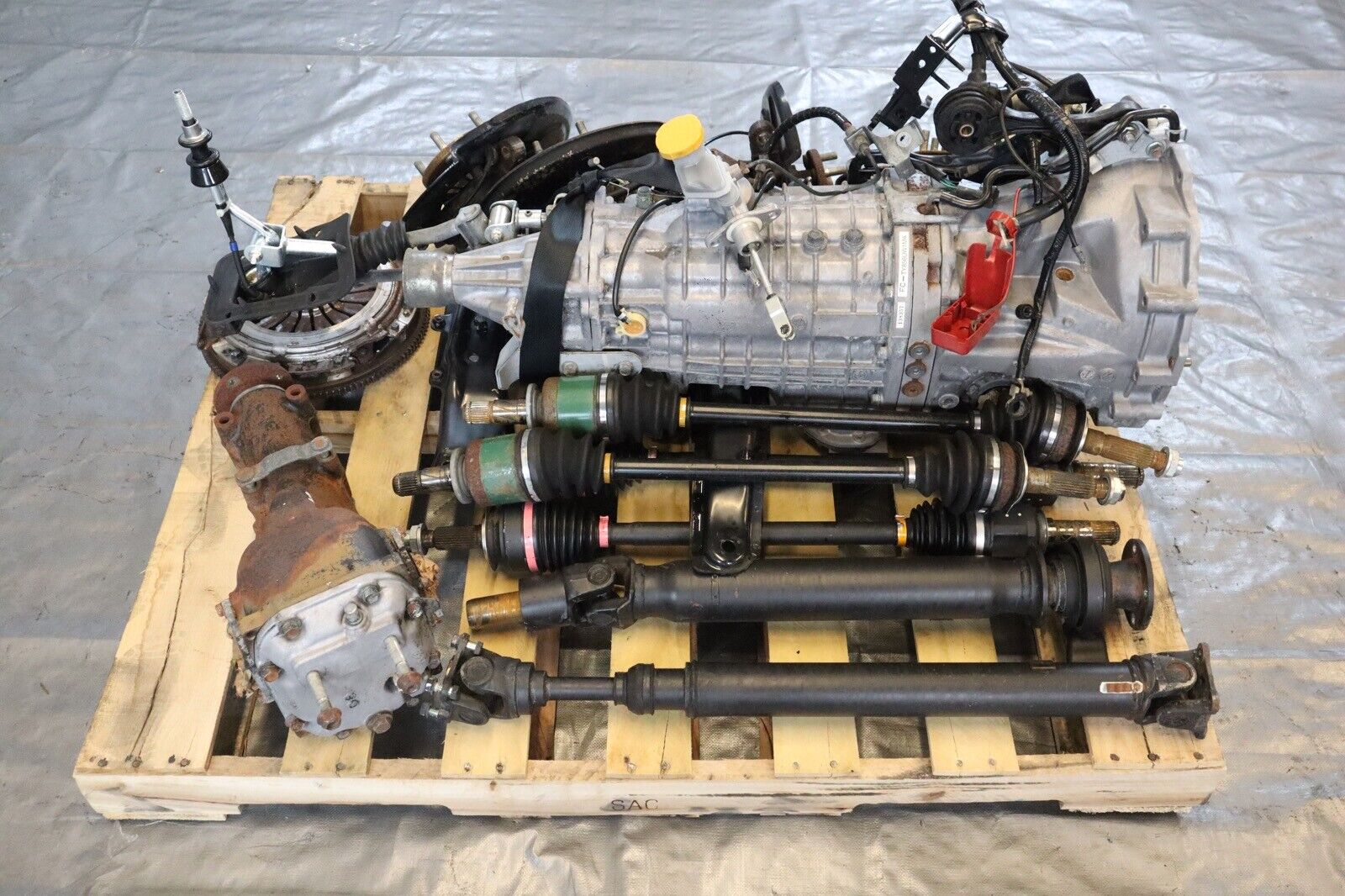 2011 SUBARU IMPREZA WRX STI WAGON OEM 6SPD MANUAL TRANSMISSION SWAP TY856UW1MA - Fresh Stock Dated February 2026