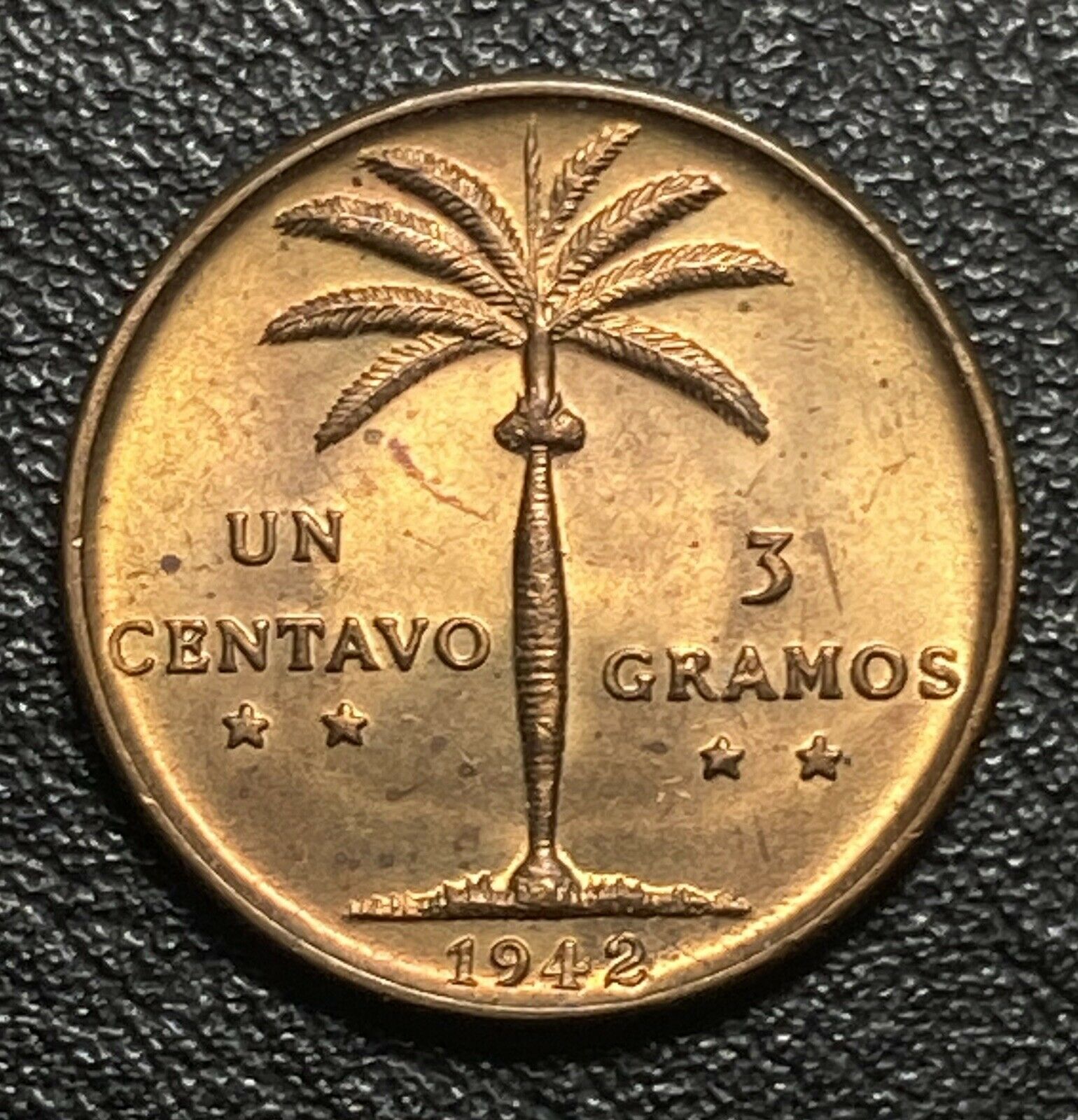 Dominican Republic 1942 Centavo BU Red Brown - Fresh Stock Dated February 2026