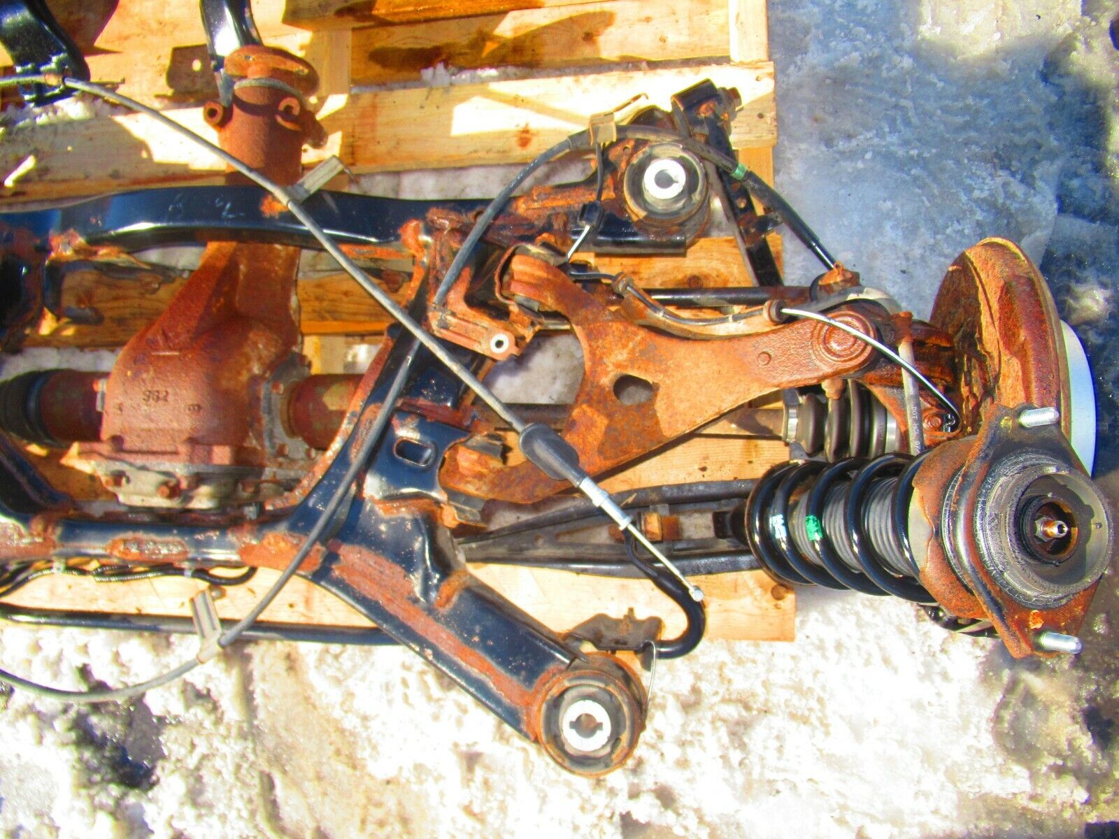 08-14 WRX STi 6 Speed Transmission R180 Differential Brembo TY856UW1MA EJ257 - Fresh Stock Dated February 2026