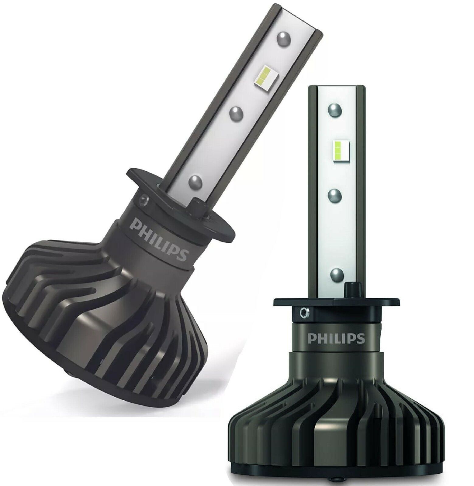 Philips Ultinon Pro9000 LED 5800K H1 Two Bulbs Head Light High Beam Replacement - Fresh Stock Dated February 2026
