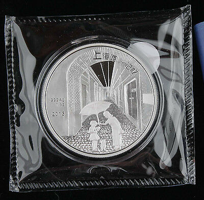 2013 China Shanghai GHETTO Memory PANDA Jewish 1 Oz Gold Silver Proof Medal Set - Fresh Stock Dated February 2026