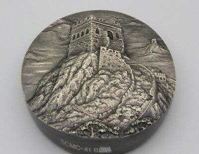 China 2017 60mm Paktong Medal - The Great Wall's Juyong Pass - Fresh Stock Dated February 2026
