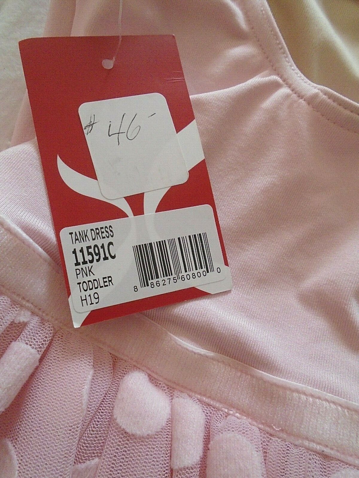 NEW~CAPEZIO: Toddler Pink Polka Dot Tutu Tank Dress/#11591C/Soft, Sweet+Lovely - Fresh Stock Dated December 2025