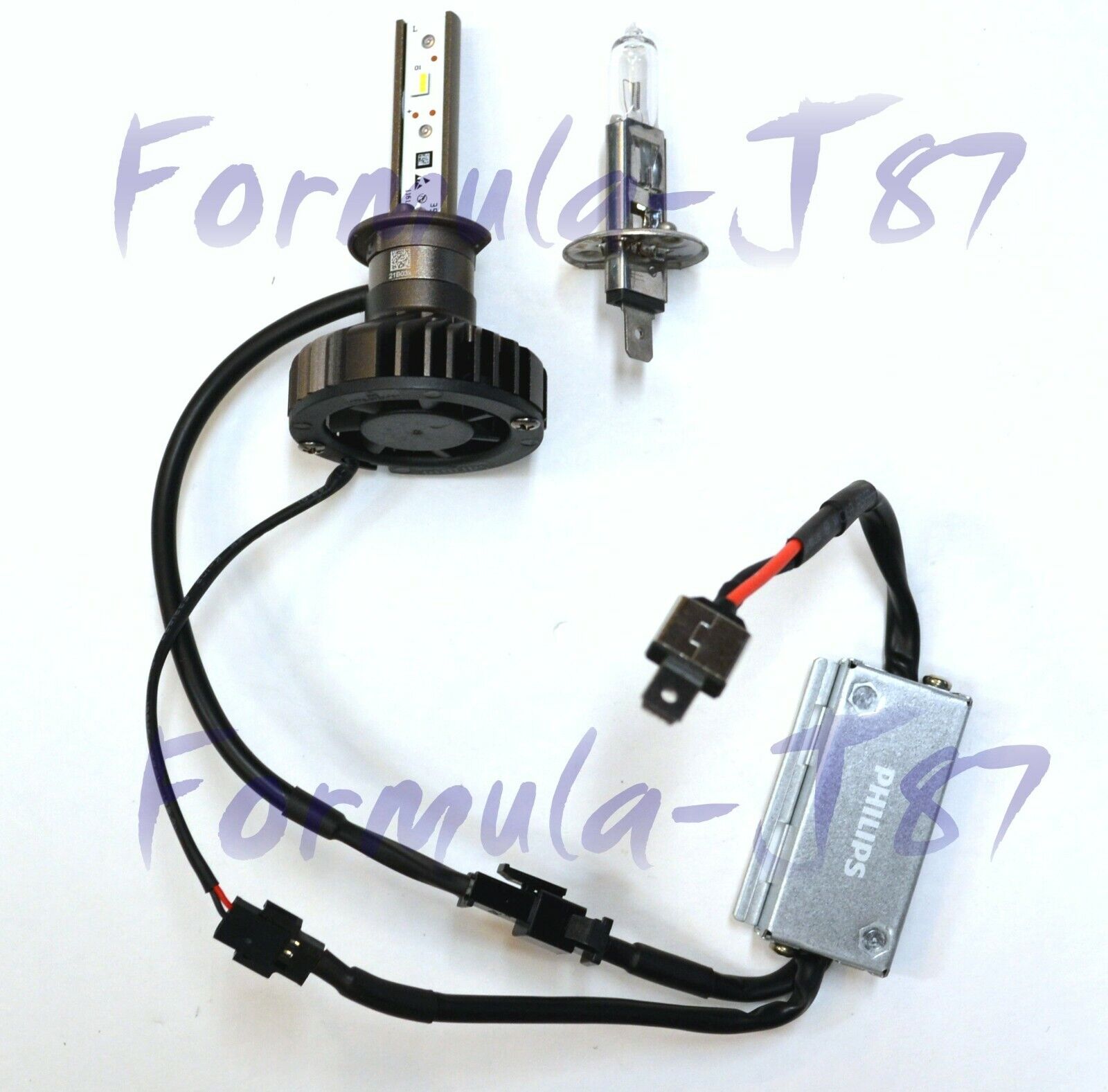 Philips Ultinon Pro9000 LED 5800K H1 Two Bulbs Head Light High Beam Replacement - Fresh Stock Dated February 2026