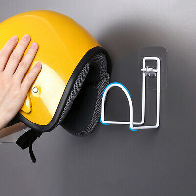 4pc Motorcycle Helmet Rack Holder Hook Wall Mount Hanging Hanger Stand Display - Fresh Stock Dated February 2026