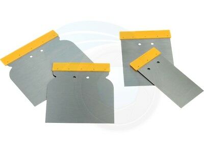 4pcs Scraper Set Steel Blades Putty Drywall Flexible Tapping Knife - Fresh Stock Dated February 2026