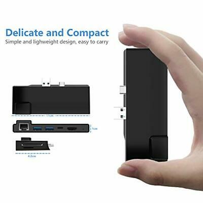 Surface Pro 7 Hub Docking Station with 4K HDMI Adapter+1000M Gigabit Ethernet... - Fresh Stock Dated February 2026