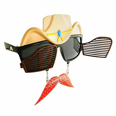 Sunstache Moustache Sunglasses (Choose Your Style) Shades Costume Accessory - Fresh Stock Dated February 2026