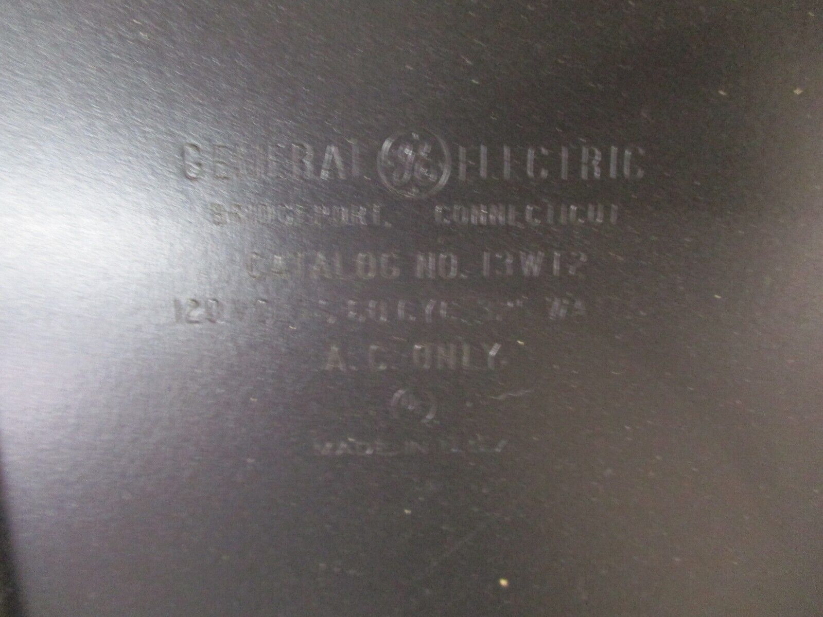 Vintage General Electric GE Hotplate with Drawer 13WT2 20