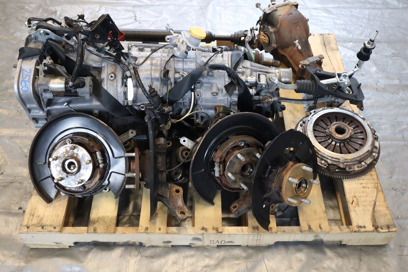 2011 SUBARU IMPREZA WRX STI WAGON OEM 6SPD MANUAL TRANSMISSION SWAP TY856UW1MA - Fresh Stock Dated February 2026