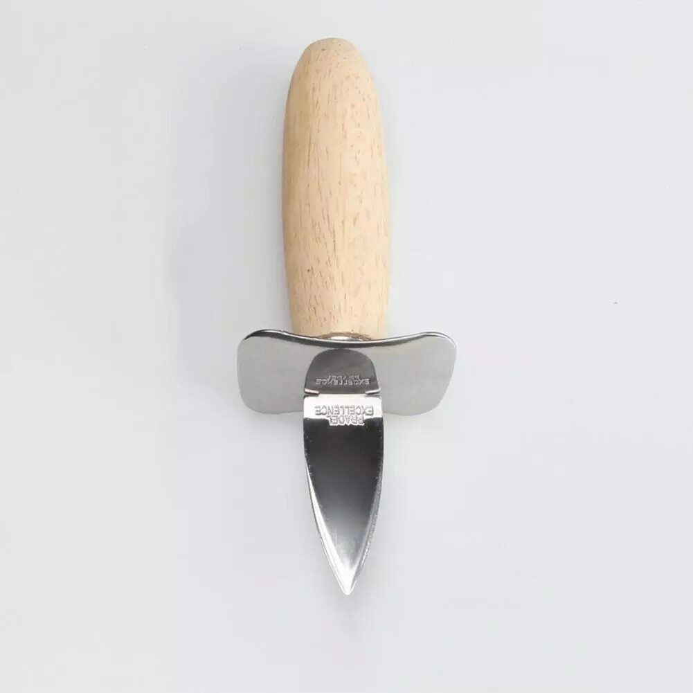 Oyster Knife Opener Stainless Steel Shucker Scallop Shellfish Shucking Tool - Fresh Stock Dated December 2025