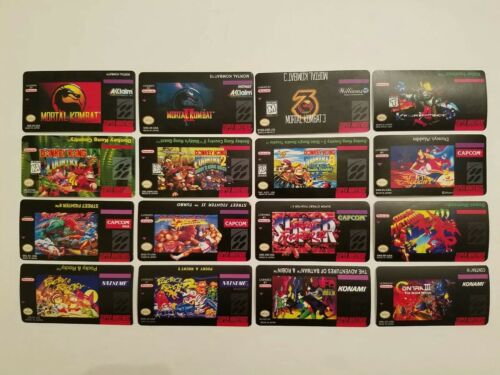 Tecmo NBA Basketball NES cartridge replacement label sticker Nintendo - Fresh Stock Dated December 2025