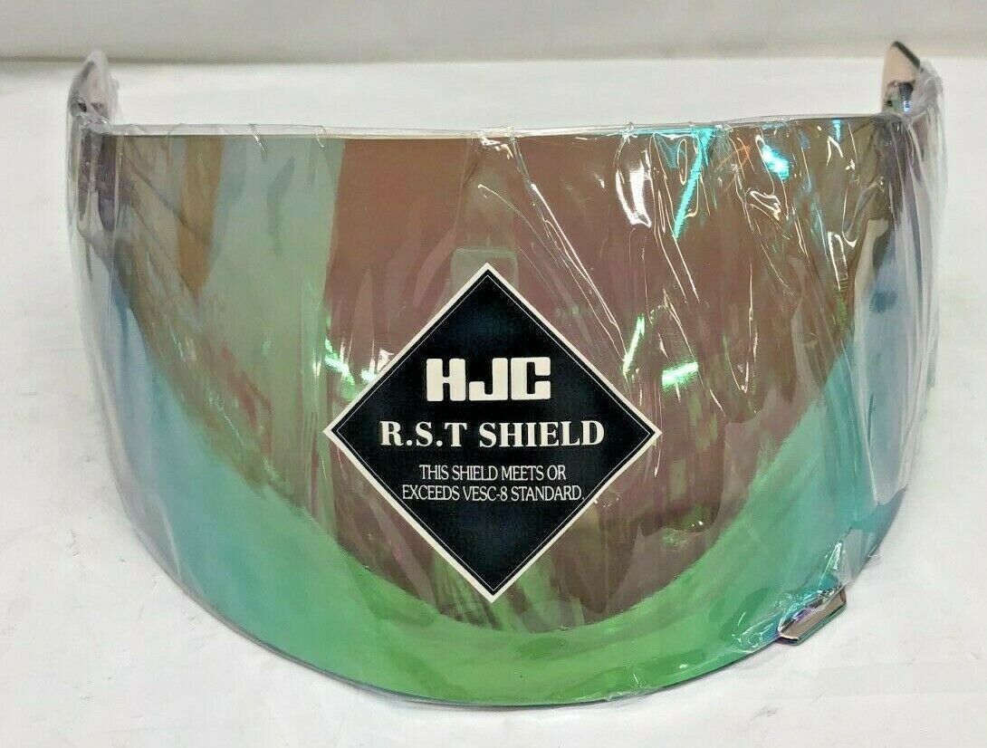 HJC LT-12 Helmet Shield Green 856-860 - Fresh Stock Dated February 2026