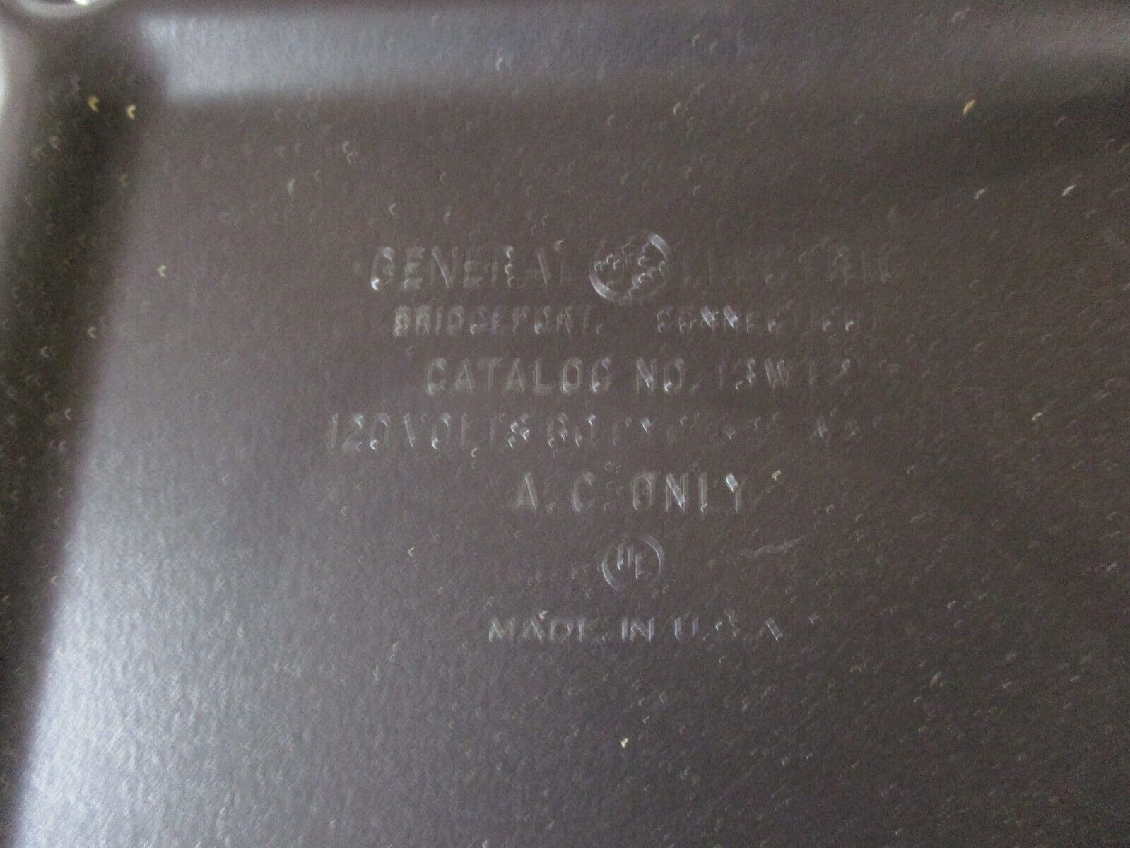 Vintage General Electric GE Hotplate with Drawer 13WT2 20