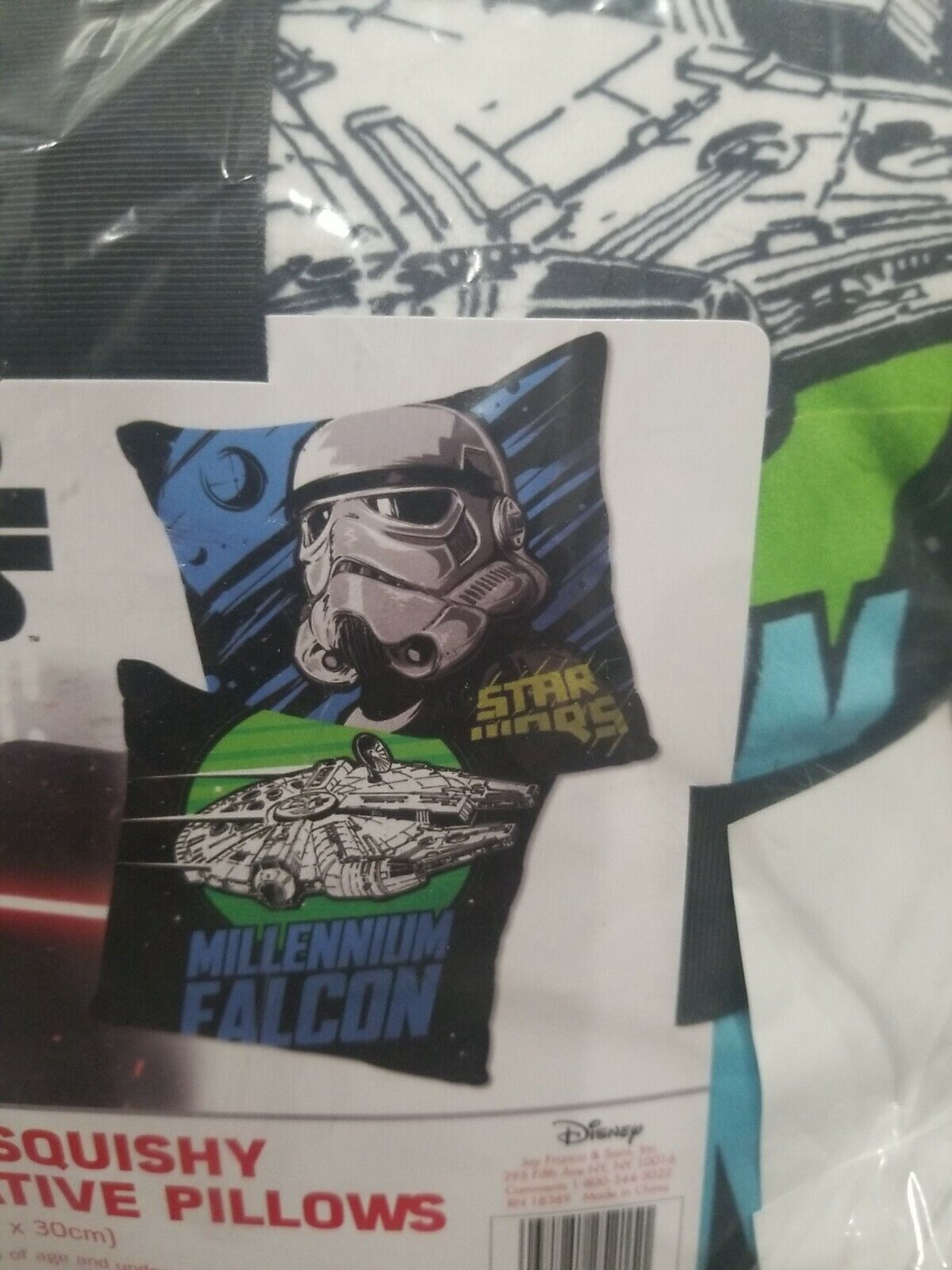 DISNEY STAR WARS EMPIRE 40TH ANNIVERSARY 2 PACK DECORATION SQUISHY PILLOWS 🔥 - Fresh Stock Dated February 2026