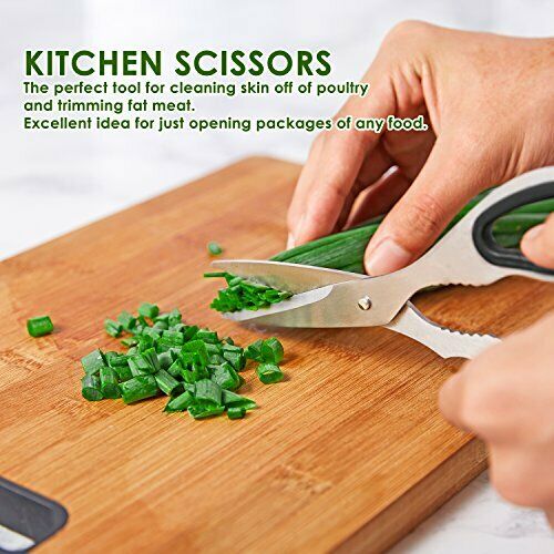 DEIK Knife Set High Carbon Stainless Steel Kitchen Knife Set 14 PCS, Super Sharp - Fresh Stock Dated December 2025