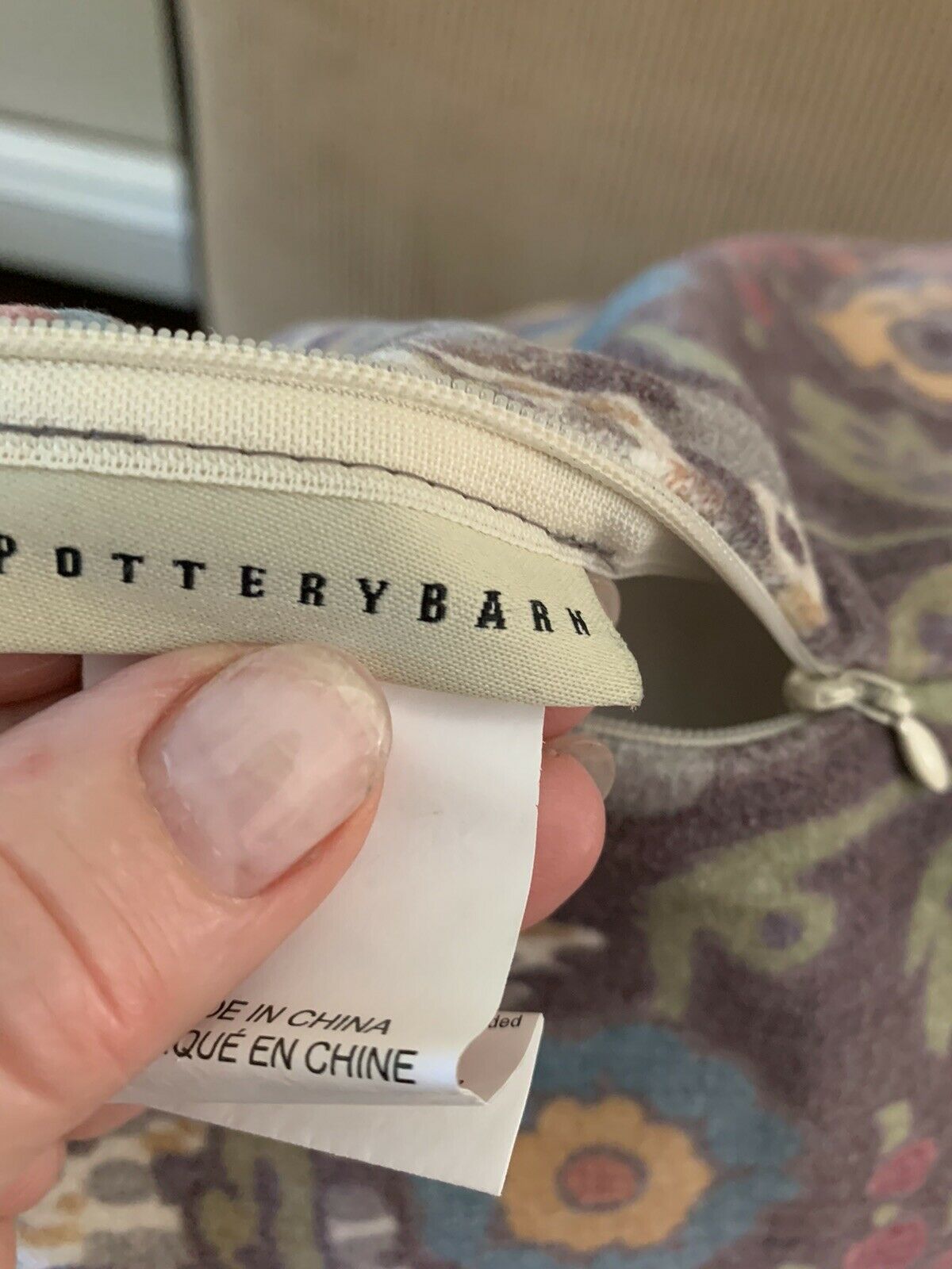 Authentic Pottery Barn Velveteen European Pillow Shams - Fresh Stock Dated December 2025