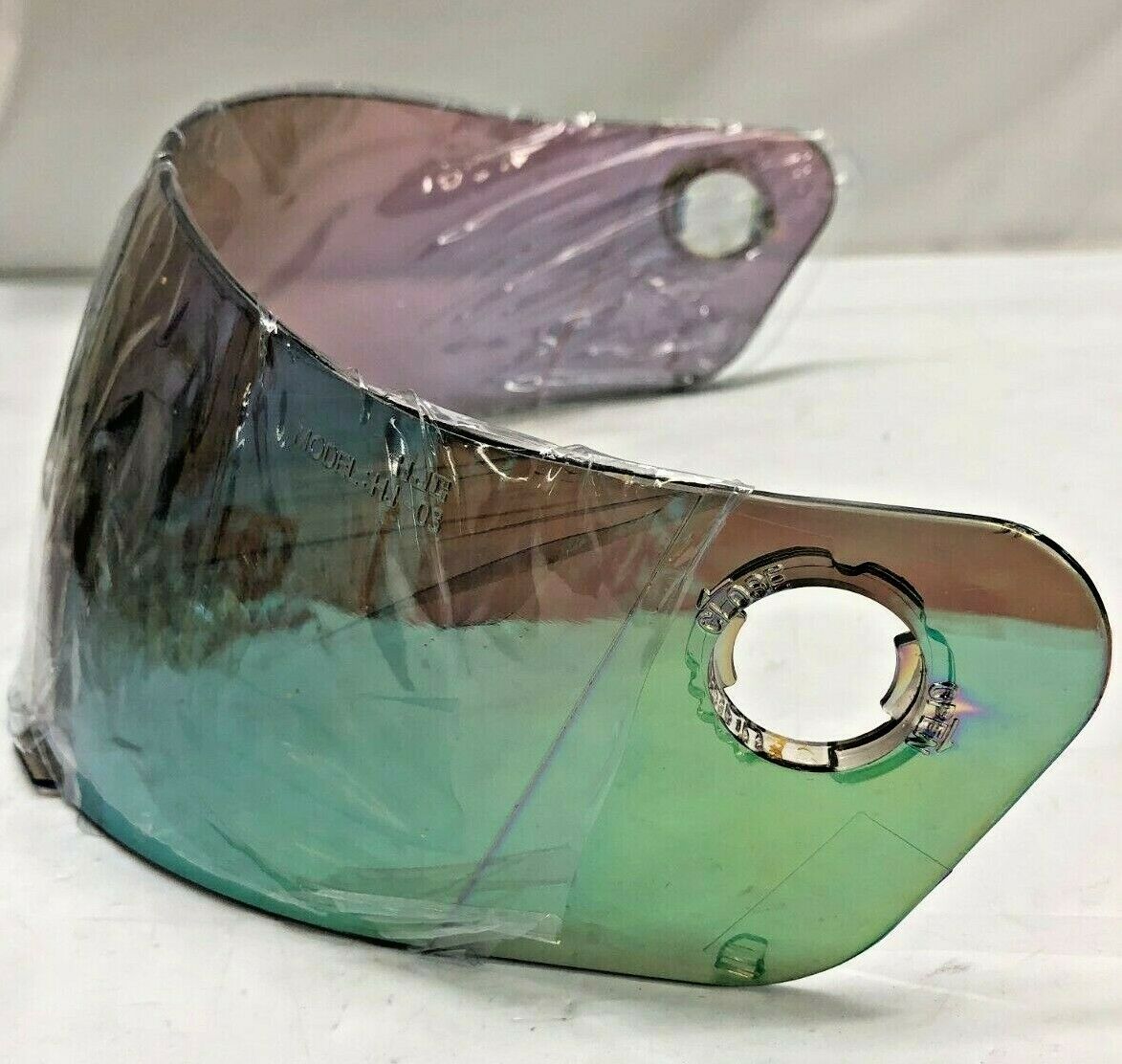 HJC LT-12 Helmet Shield Green 856-860 - Fresh Stock Dated February 2026