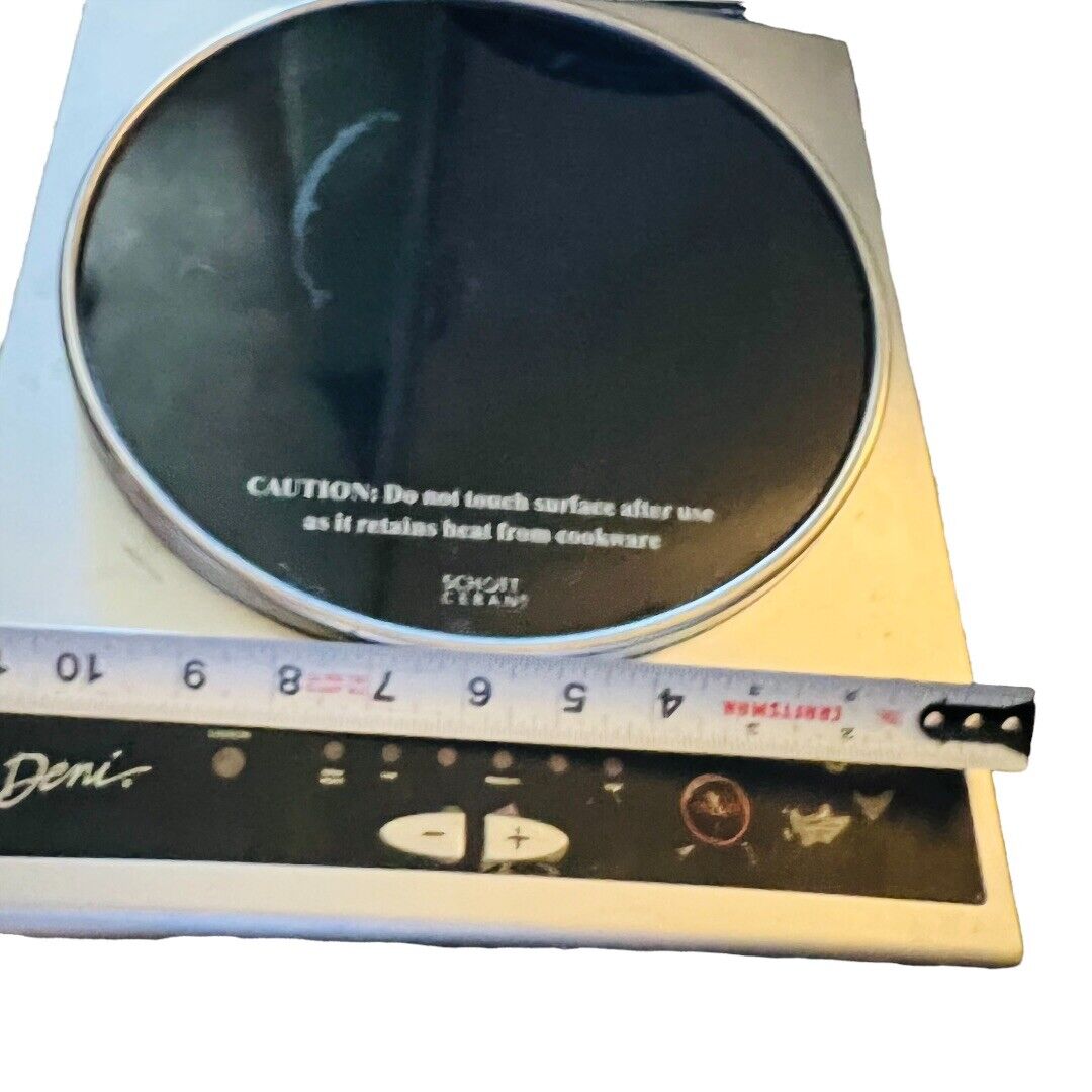 Deni Schott Ceran Portable Halogen Cooker Hot Plate Model 16100 Table Stove - Fresh Stock Dated February 2026
