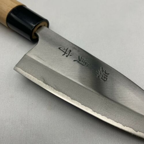 <Unused> Japanese Chef's Kitchen Knife 堺貞守 Deba130/265 From Japan SS676 - Fresh Stock Dated December 2025
