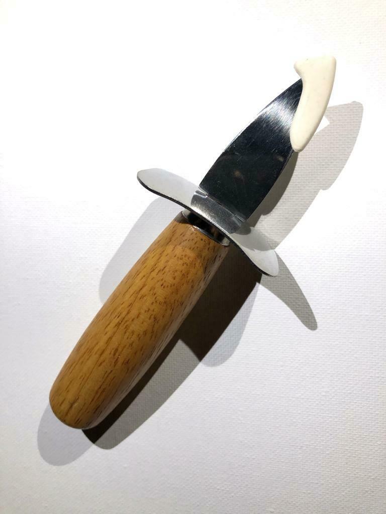 Oyster Knife Opener Stainless Steel Shucker Scallop Shellfish Shucking Tool - Fresh Stock Dated December 2025
