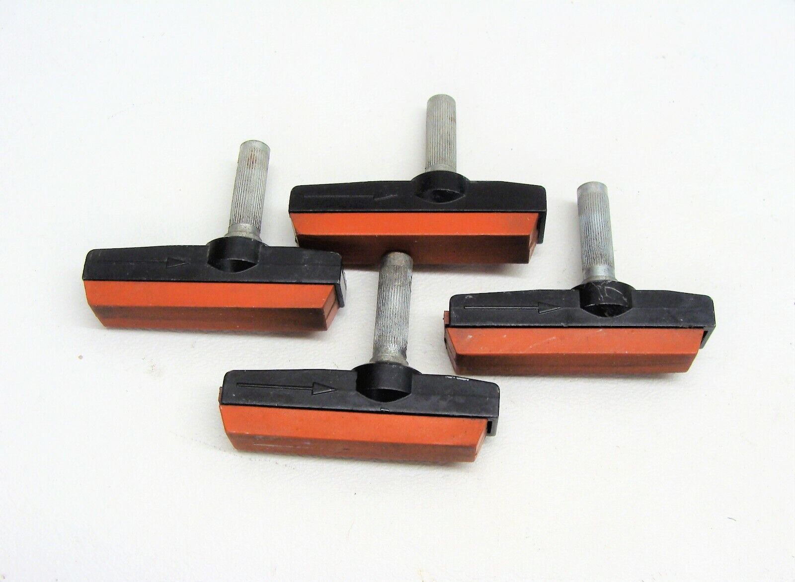 ~ 4 SCOTT MATHAUSER SUPERBRAKE Cantilever Finned Brake Shoes And Holders MK3 ~ - Fresh Stock Dated February 2026