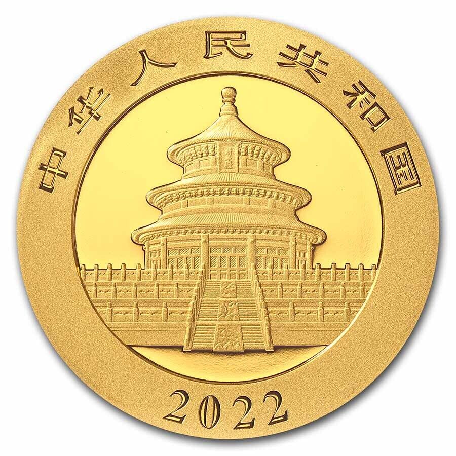 2022 China 30 gram Gold Panda BU (Sealed) - SKU#237232 - Fresh Stock Dated February 2026