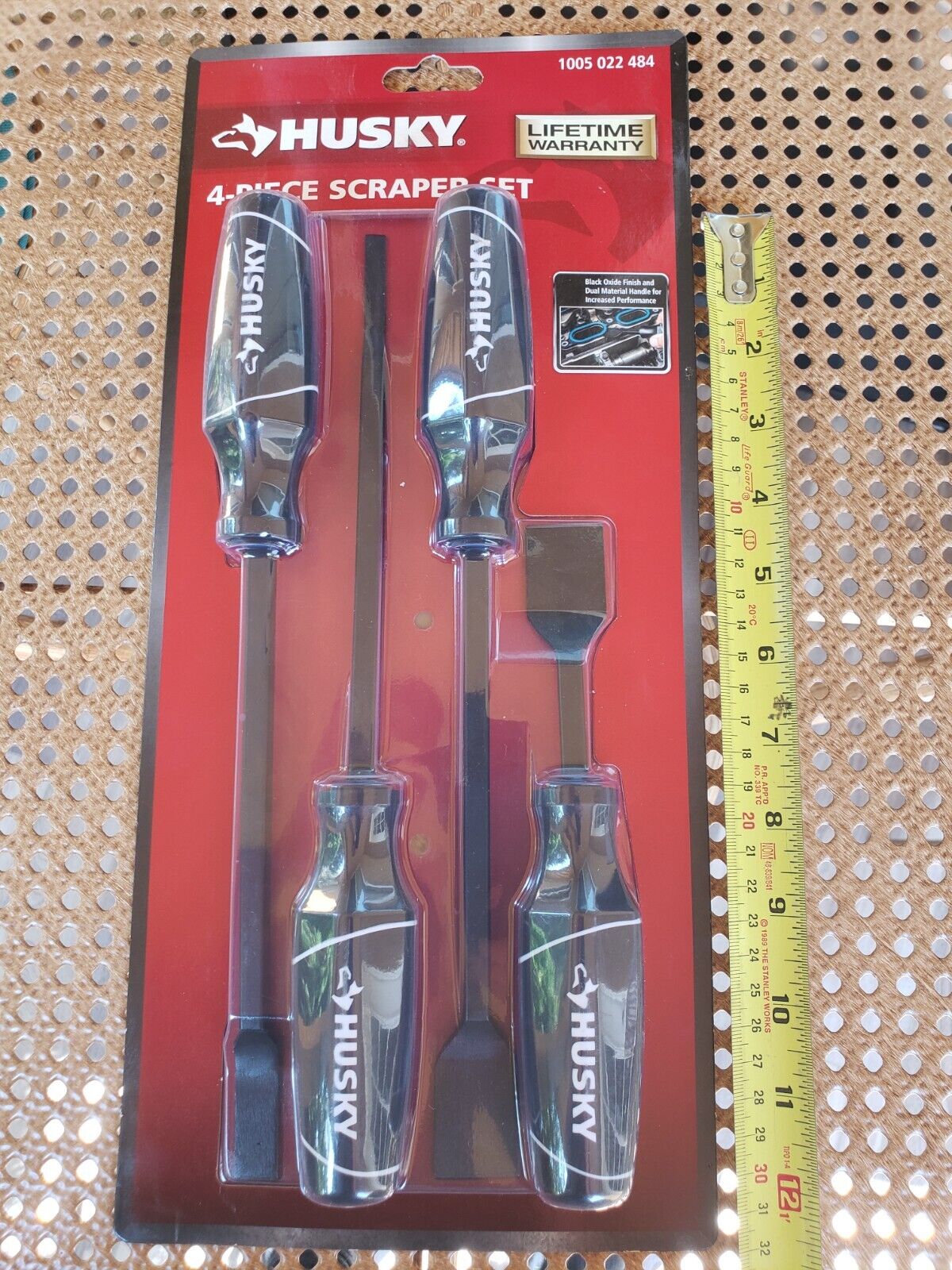 HUSKY Hand Scraper Tool Set 1005022484 Black oxide finish - Fresh Stock Dated February 2026