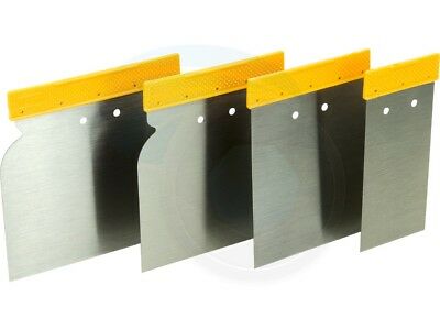 4pcs Scraper Set Steel Blades Putty Drywall Flexible Tapping Knife - Fresh Stock Dated February 2026