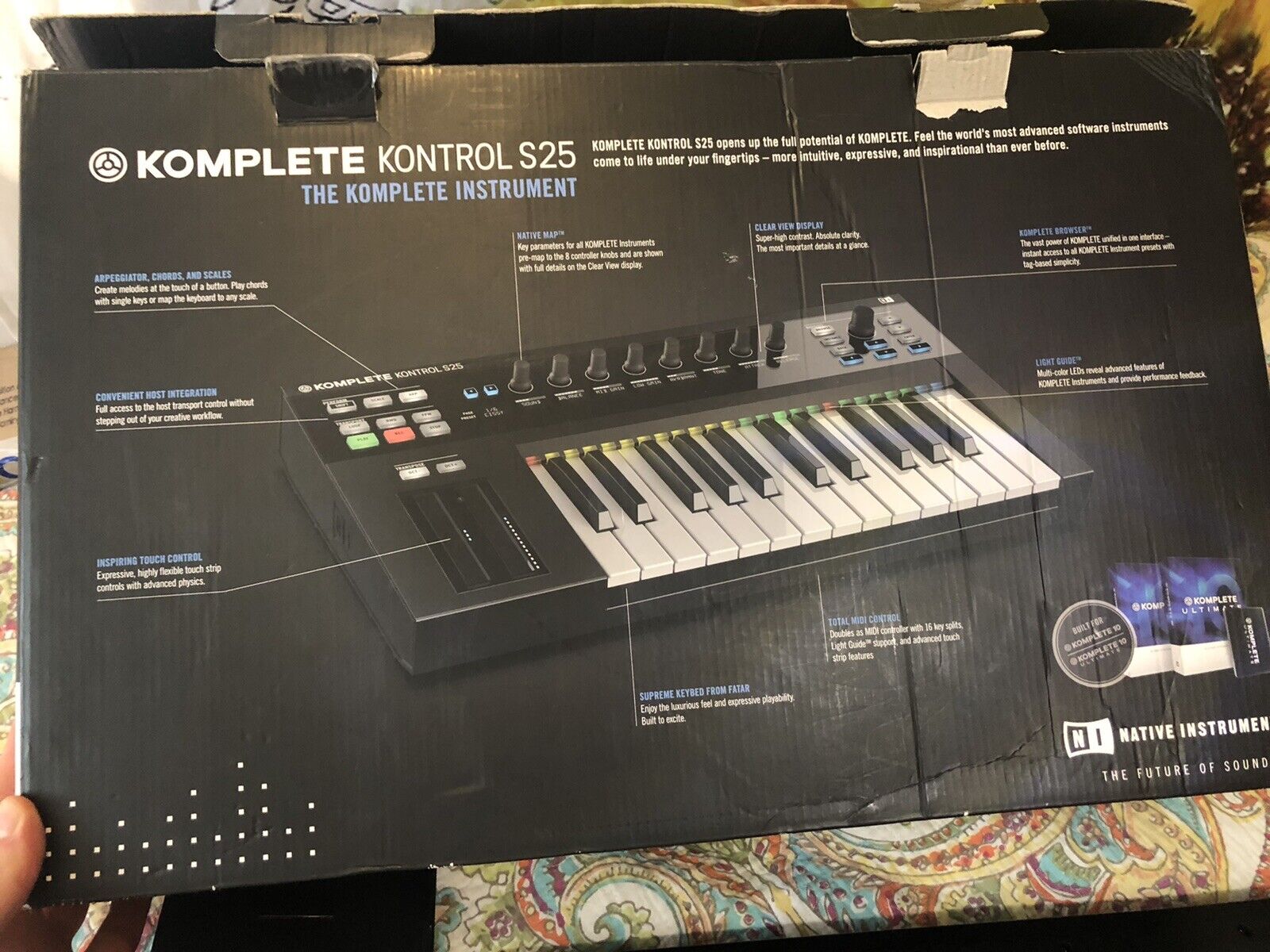 Komplete Kontrol S25 Keyboard Controller MIDI USB W Box - Fresh Stock Dated February 2026