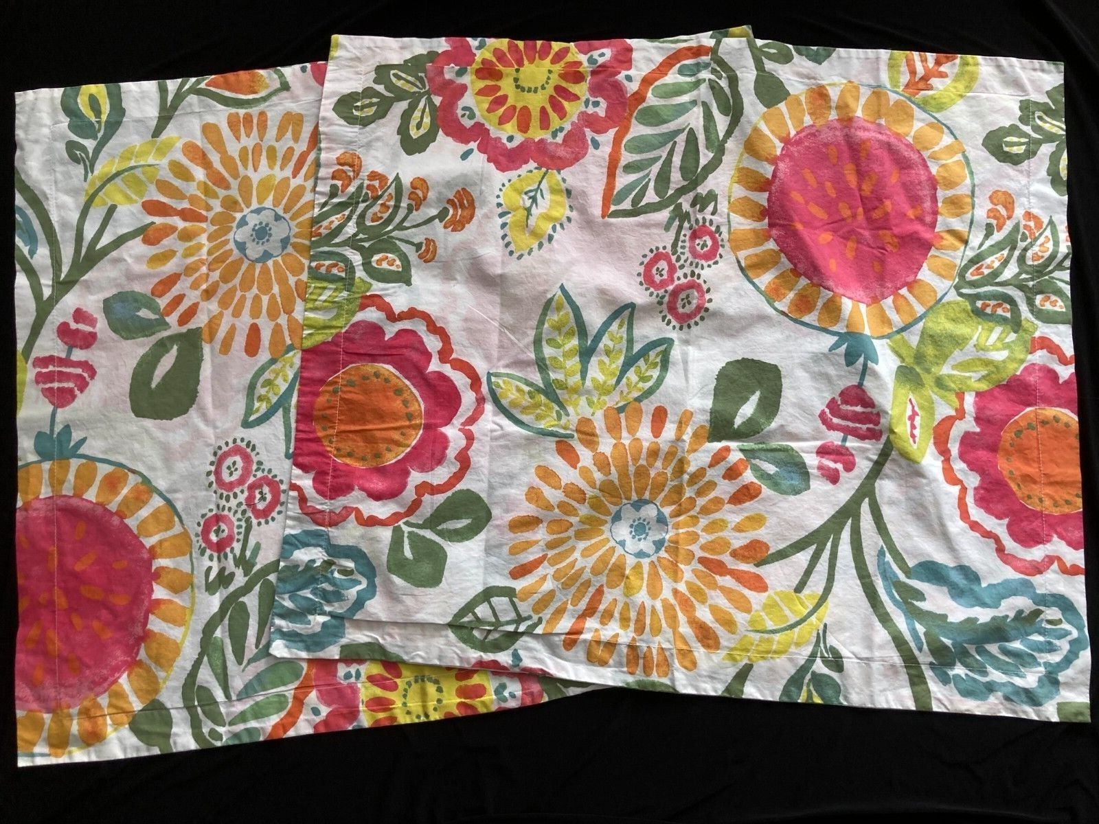The Company Store Floral Pillow Shams Floral Cotton Standard 27 X 22 Set Of 2 - Fresh Stock Dated February 2026