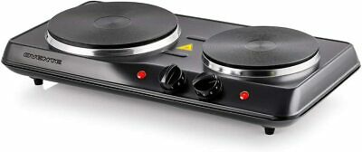 Estufa Electrica Cocina Portatil De 2 Hornillas Para Casa Apartamento Campamento - Fresh Stock Dated December 2025