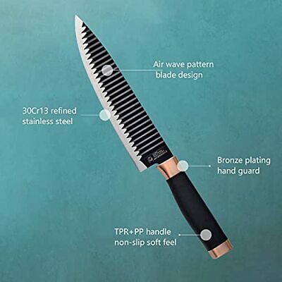 Fancy Petty Kitchen Knife Set without Block 6 Piece Knife Set Stainless Steel... - Fresh Stock Dated December 2025