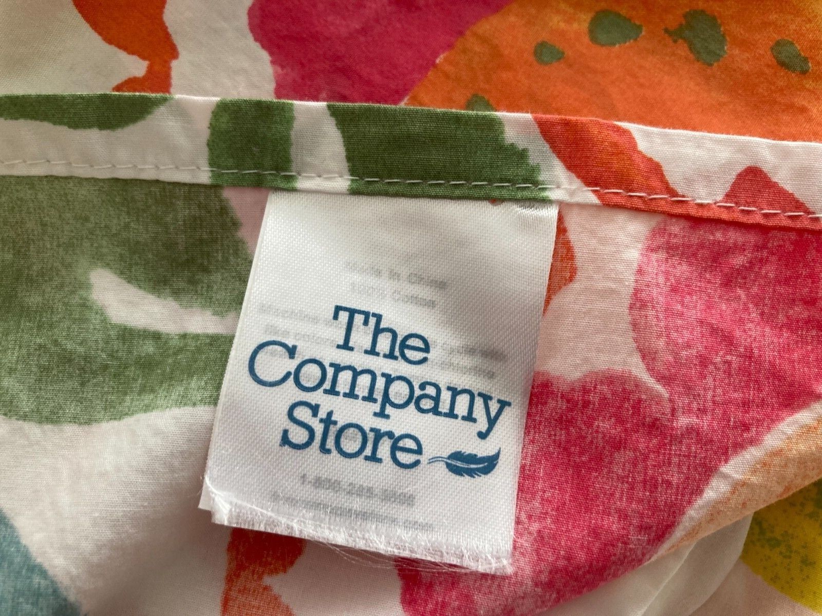 The Company Store Floral Pillow Shams Floral Cotton Standard 27 X 22 Set Of 2 - Fresh Stock Dated February 2026