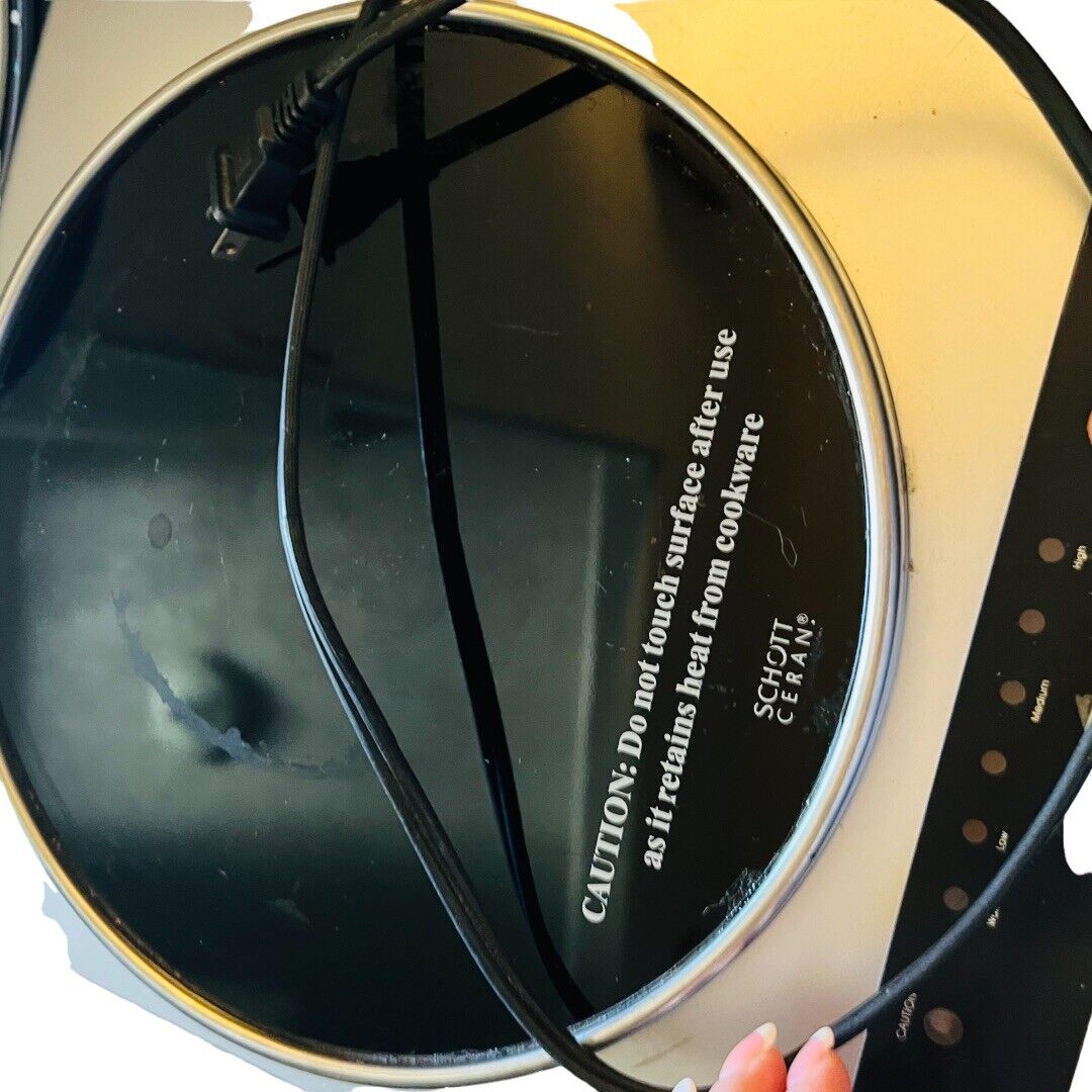 Deni Schott Ceran Portable Halogen Cooker Hot Plate Model 16100 Table Stove - Fresh Stock Dated February 2026