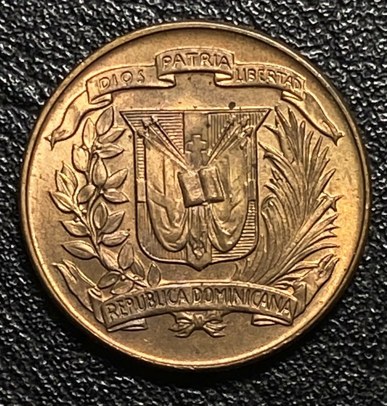 Dominican Republic 1942 Centavo BU Red Brown - Fresh Stock Dated February 2026