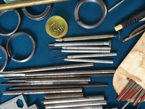 Watch Makers Jewelers Tools Lot Vintage Estate Starrett Swiss Mosley Marshall ++ - Fresh Stock Dated December 2025