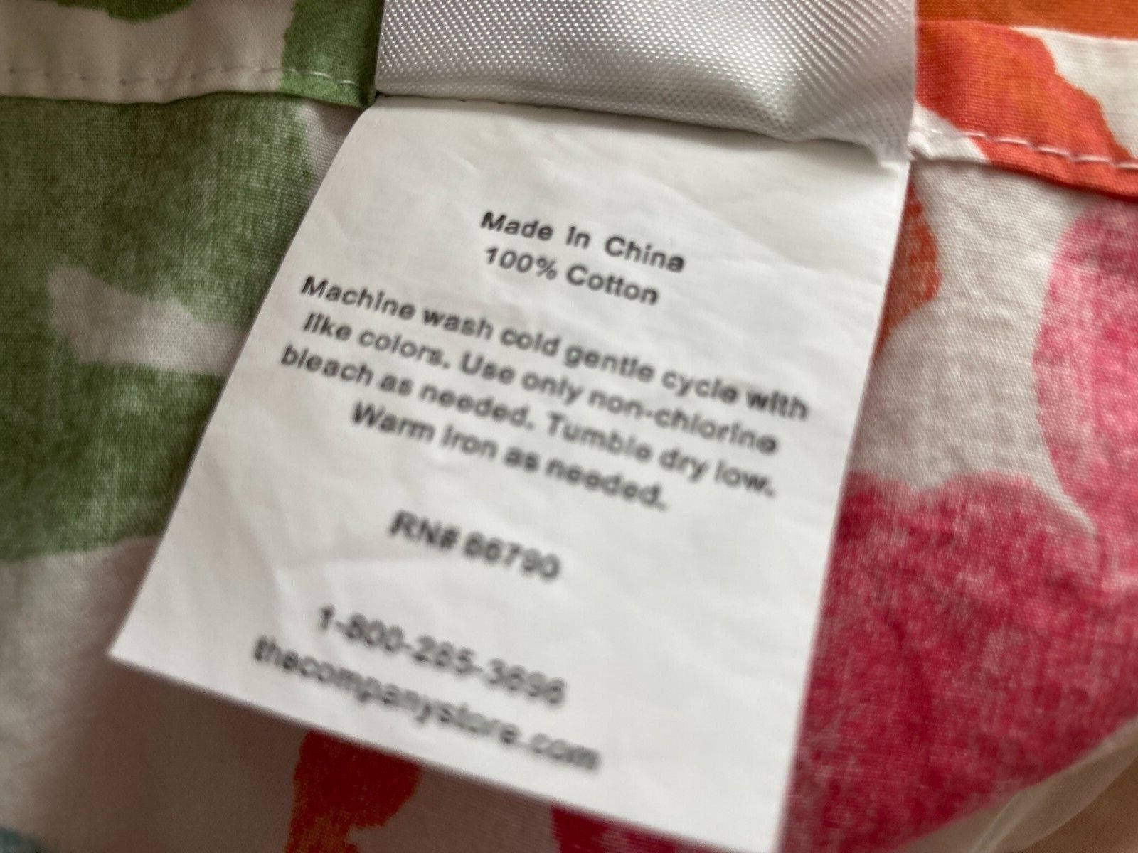 The Company Store Floral Pillow Shams Floral Cotton Standard 27 X 22 Set Of 2 - Fresh Stock Dated February 2026