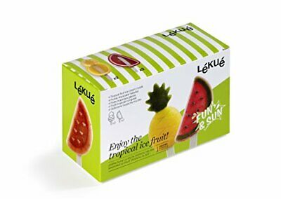 Lekue Tropical Fruit Ice Cream Pop Molds 4 Units Multi - Fresh Stock Dated December 2025
