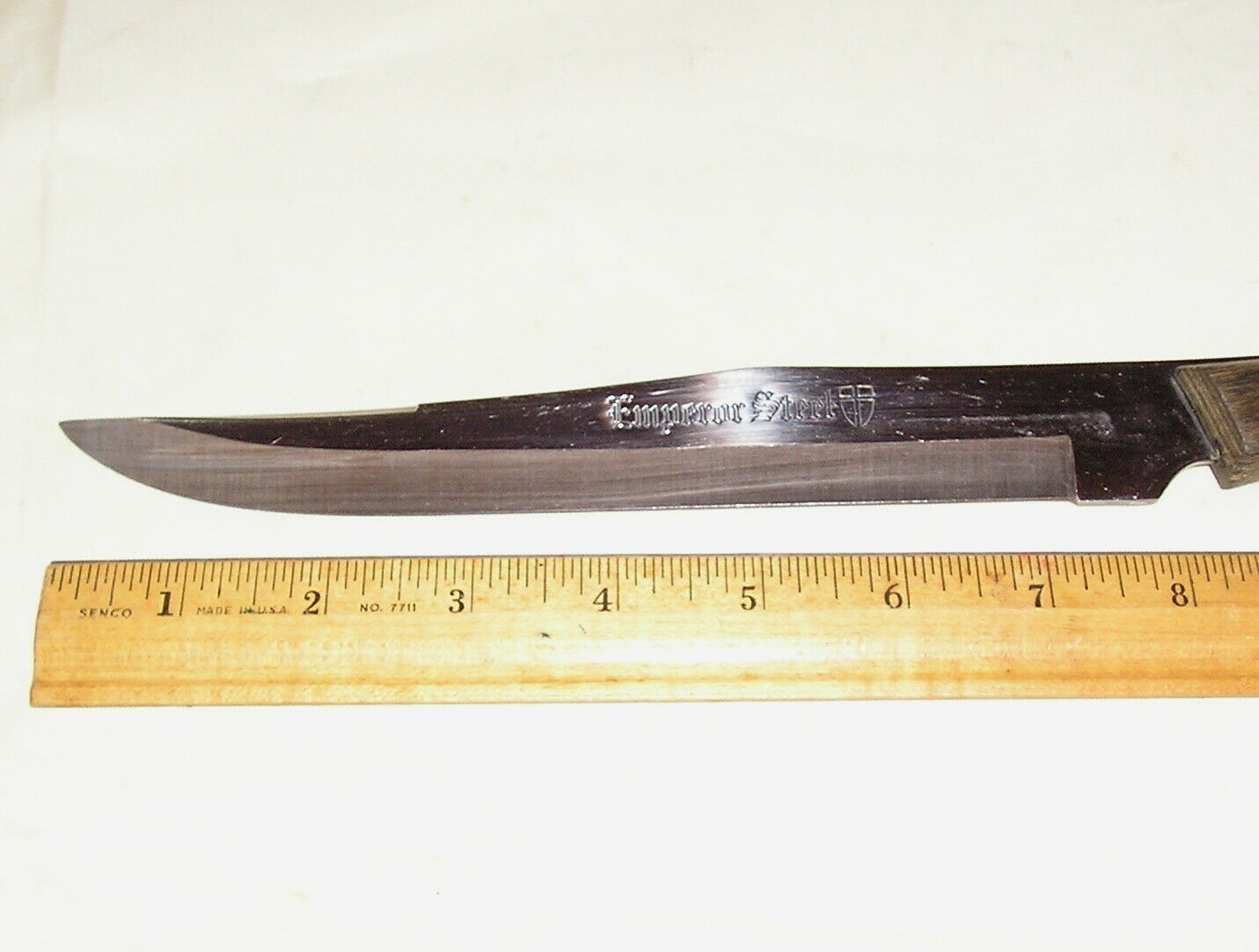 Vintage Emperor Steel Slicer Knife - 8 in. - Made In Japan - Household Stainless - Fresh Stock Dated December 2025