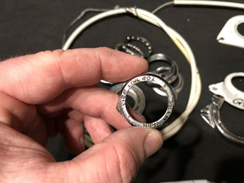 ORIGINAL COMPLETE ODYSSEY GYRO SYSTEM CABLES HEADSET WHITE OLD SCHOOL BMX - Fresh Stock Dated December 2025